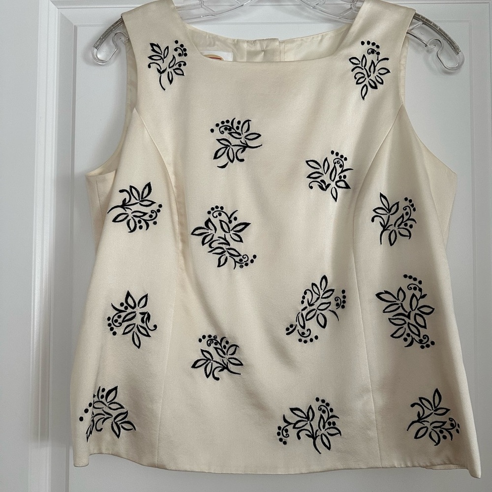 Talbots silk shirt sleeves top